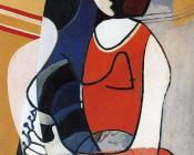 坐着的女人 - 巴勃罗·毕加索